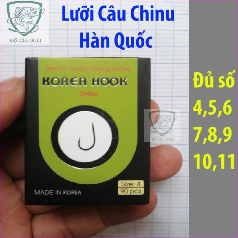 [Cực Rẻ] [Hàng Hàn Quốc] Lưỡi câu đơn Chinu Hook Hàn quốc siêu nhạy đủ size - docauduli {tcchhshop]