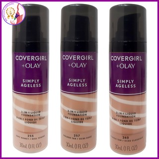 Kem nền covergirl olay simply ageless 3 in 1 liquid foundation mỹ