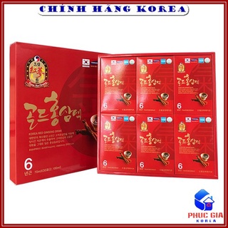 Nước Hồng Sâm 6 Năm Hàn Quốc Chính Hãng, Hộp 30 Gói