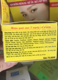 Sh Today kem giúp làm mờ vết thâm do nám ( 10g )