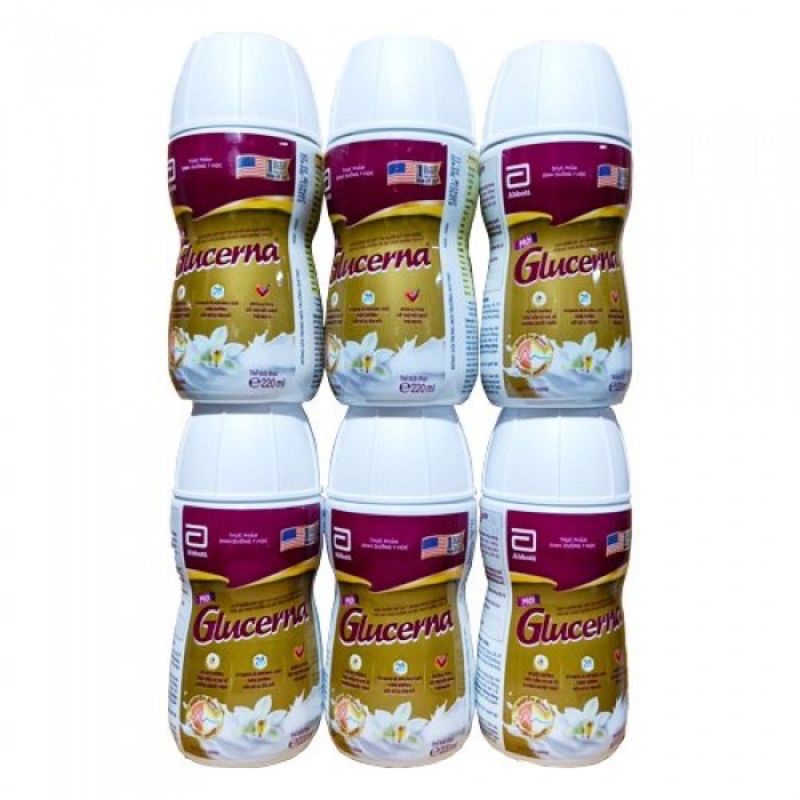 Thùng 30 chai sữa nước cho người tiểu đường Glucerna 220ml (mẫu mới)