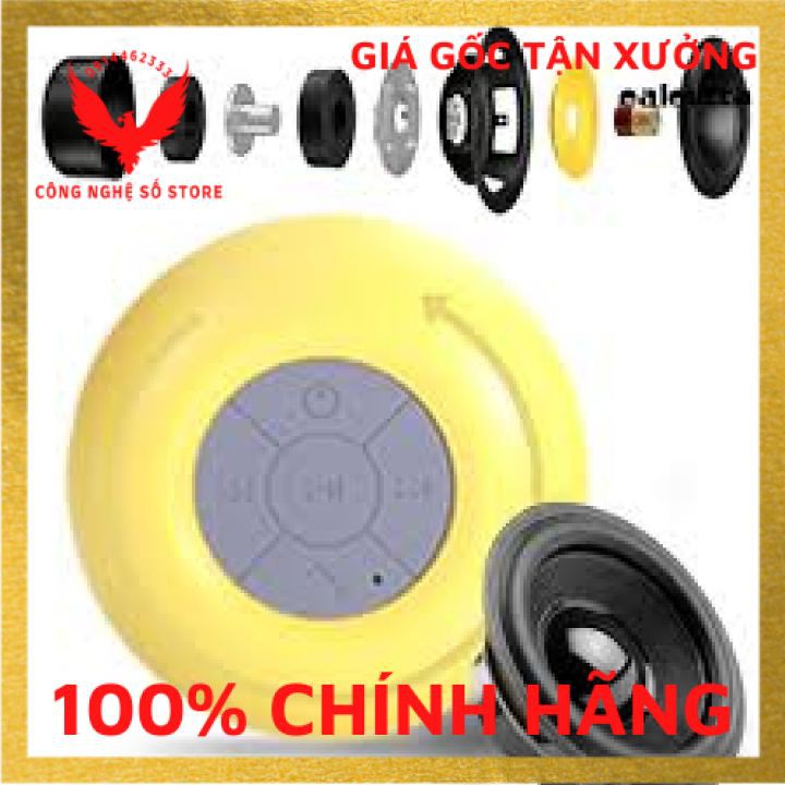 Loa nhà tắm, loa Bluetooth không dây, loa chống thấm nước, tặng kèm bộ sticker dễ thương