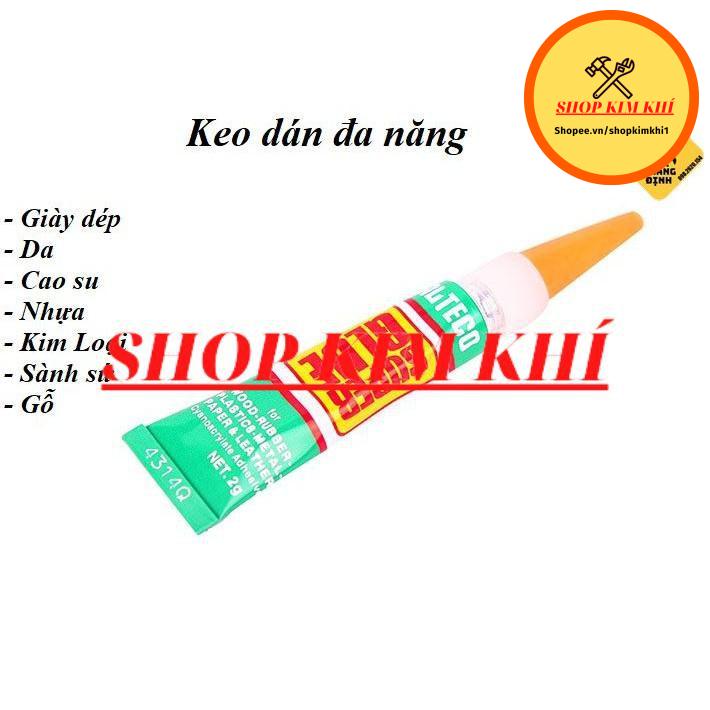 Keo dán đa năng dán giày dép, gỗ, nhựa, kim loại, cao su, gốm, sứ