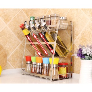 KỆ GIA VỊ ĐỂ BÀN HOẶC BẮT VÀO TƯỜNG