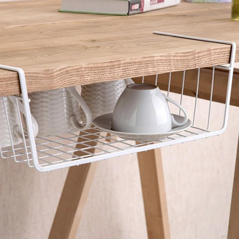 Giá đỡ gắn dưới bàn/ngăn tủ dùng để đựng đồ trong phòng tắm/nhà bếp đa năng