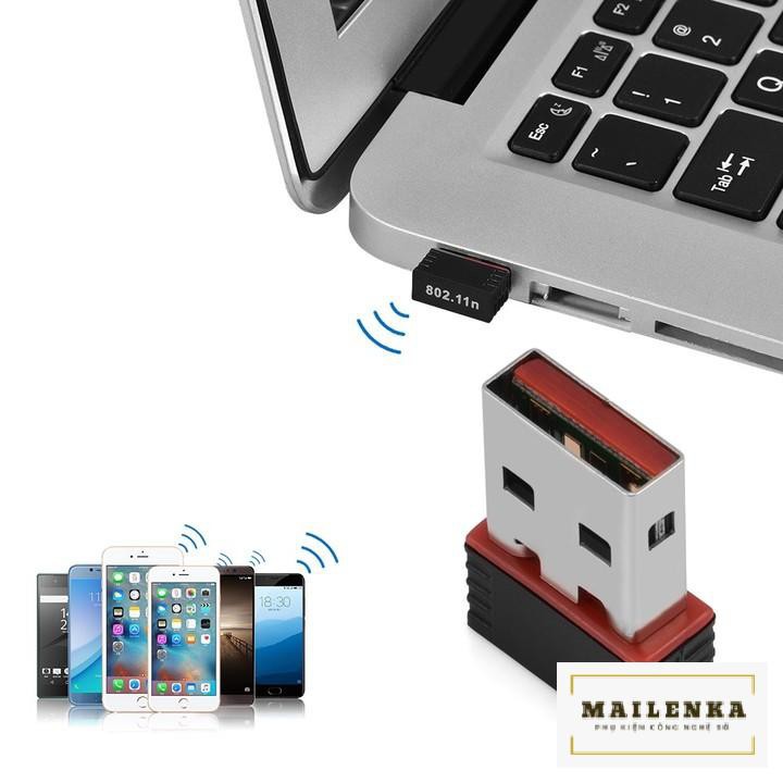 USB Wifi 802.11N - Thu sóng wifi cho máy tính,laptop tiện dụng[    [ltn56Boutique]