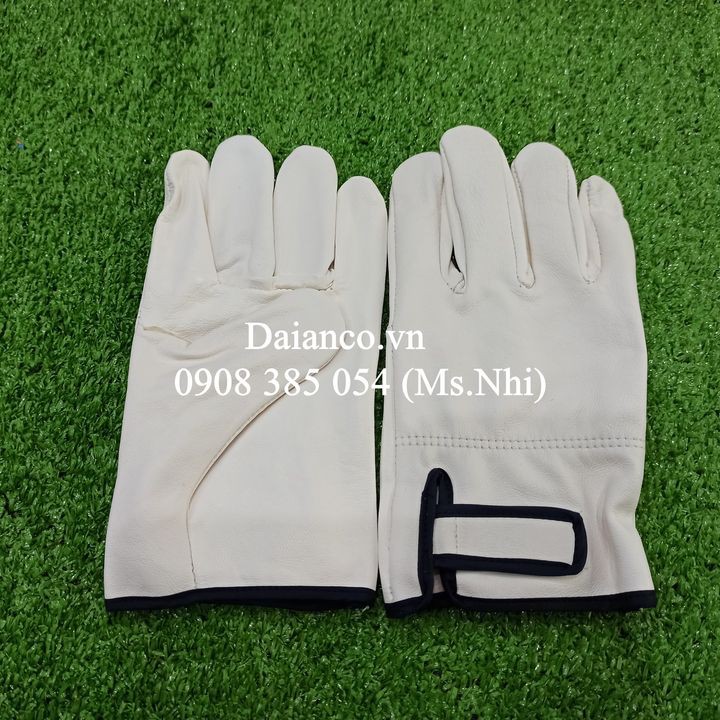 Găng tay da hàn Tig ngắn tay miếng dán tiện lợi- Hình thật