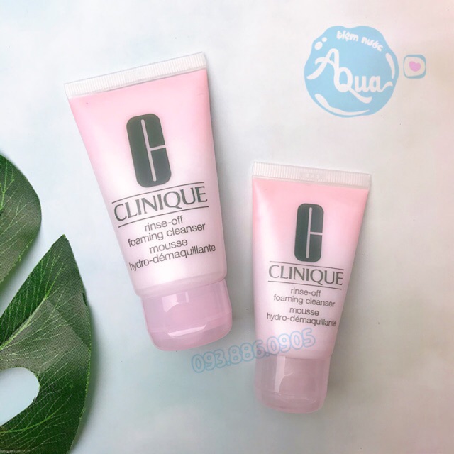 Sửa rửa mặt & Tẩy trang Clinique Rinse-Off Foaming Cleanser