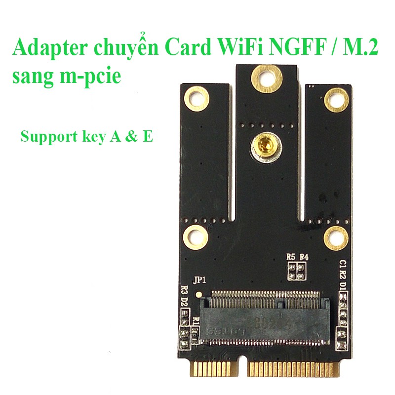 Adapter Chuyển Card WiFi Laptop NGFF / M.2 Sang mini pci-e (mpcie)