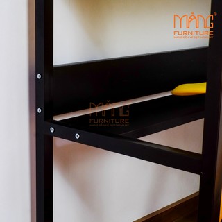 Bàn làm việc kệ lửng 80cm BLV02
