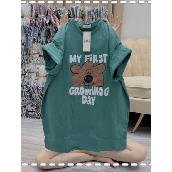 [Rẻ Vô Địch] Áo Phông Tay Lỡ Cotton Khô Thun 3158 Nam Nữ Unisex MyFirst