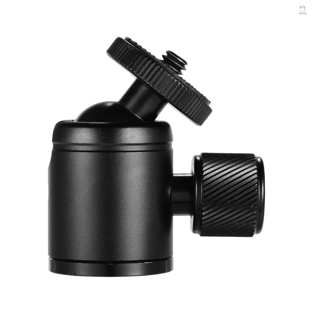 Đầu Nối Giá Ba Chân Mini Bằng Hợp Kim Nhôm Với Ốc Vít 1 / 4 Inch Và Lỗ Vít 3 / 8 Inch