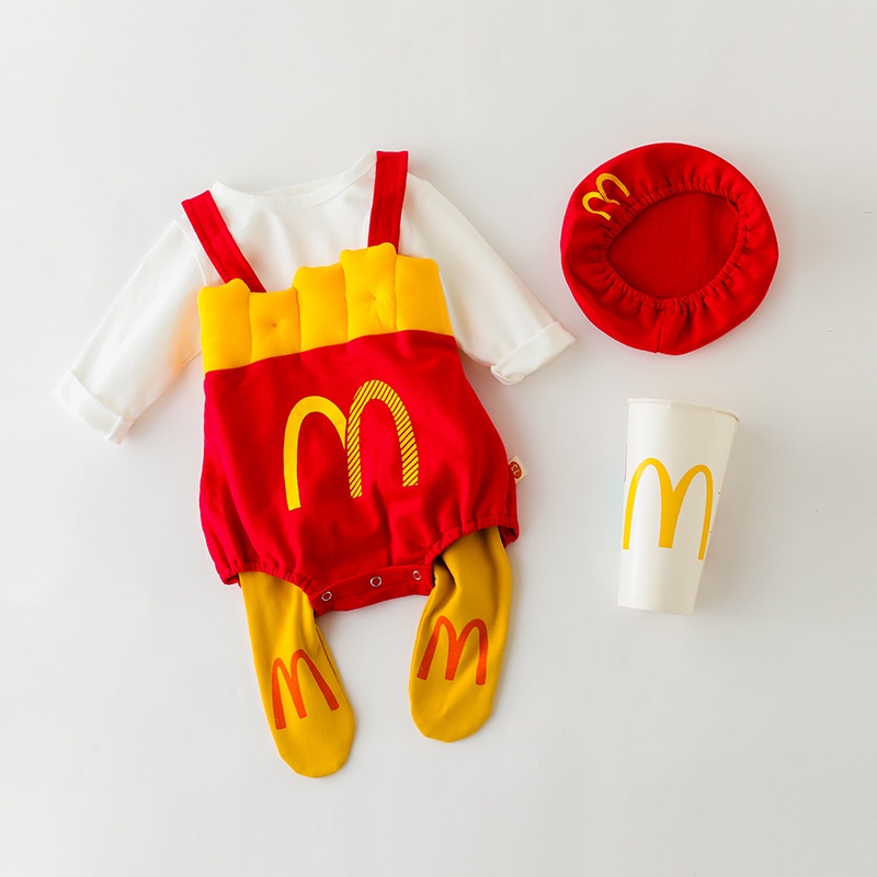 Bộ Áo Liền Quần Hóa Trang Halloween/Giáng Sinh/ Lễ Tạ Ơn Cho Bé 0-3 Tuổi