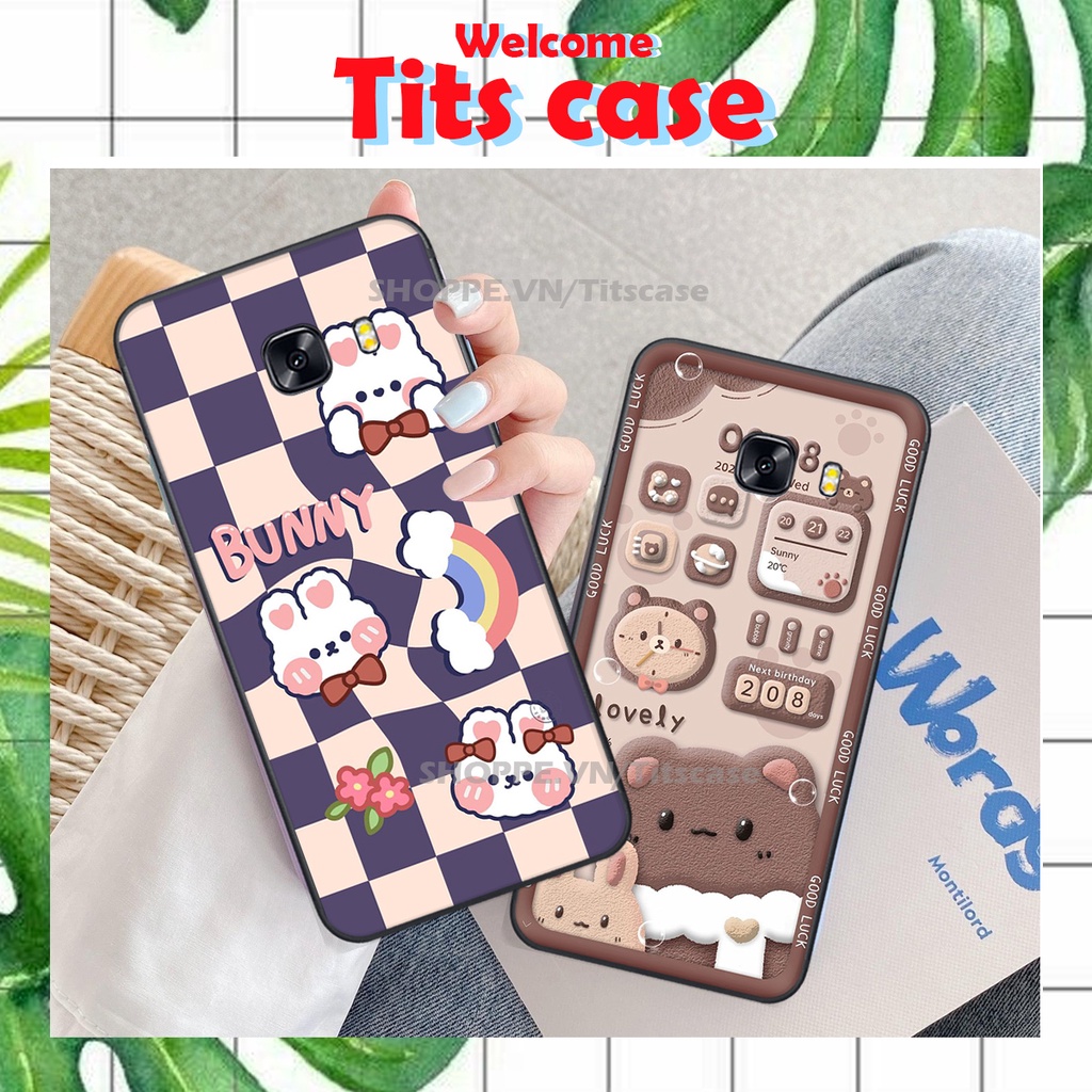 Ốp lưng Samsung Galaxy A9 PRO / C9 PRO in hình GẤU K@WS- BE@R COOL-CỰC XINH-RẺ-BỂN -ĐẸP