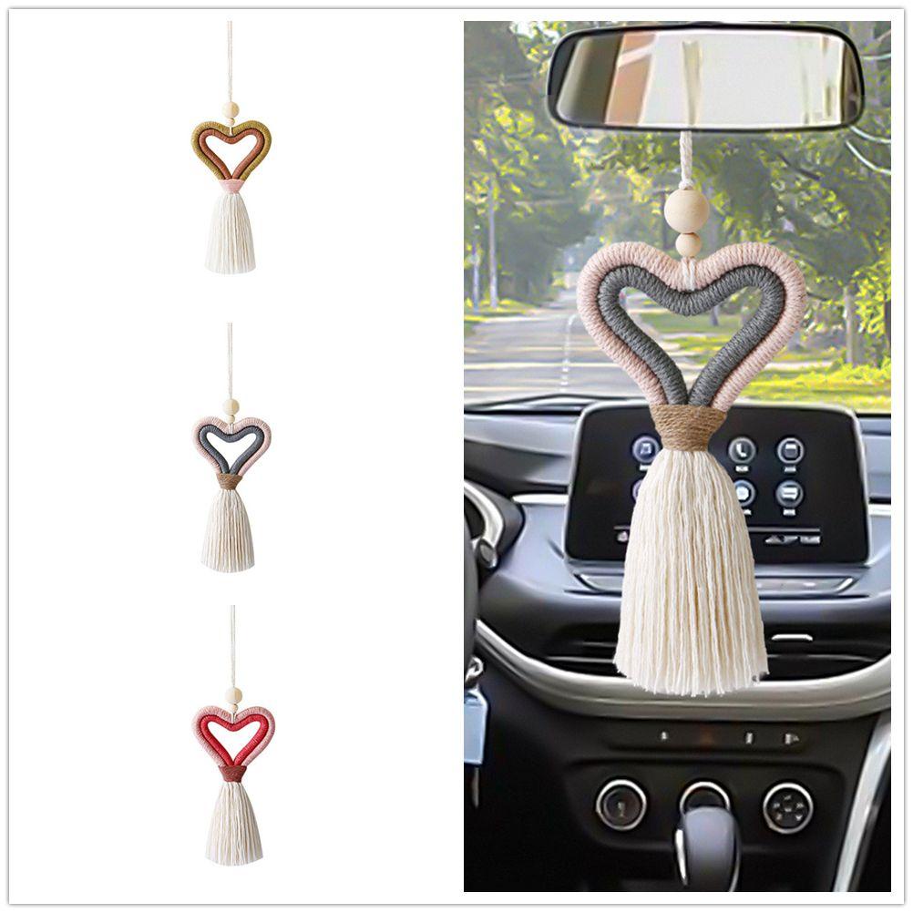 Chuỗi Hạt Gỗ Hình Trái Tim Dùng Để Trang Trí Nhà