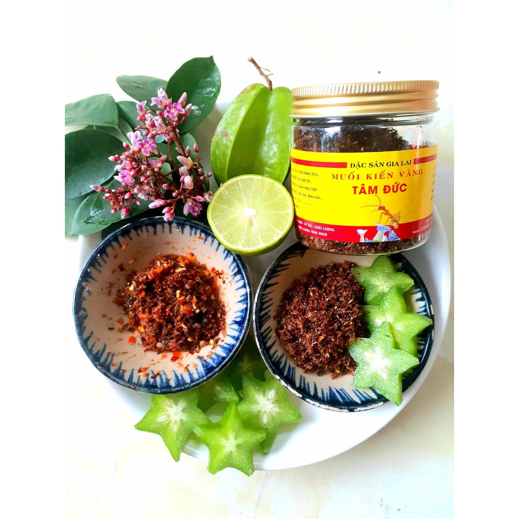 MUỐI KIẾN VÀNG NGUYÊN CON KHÔ NGON
