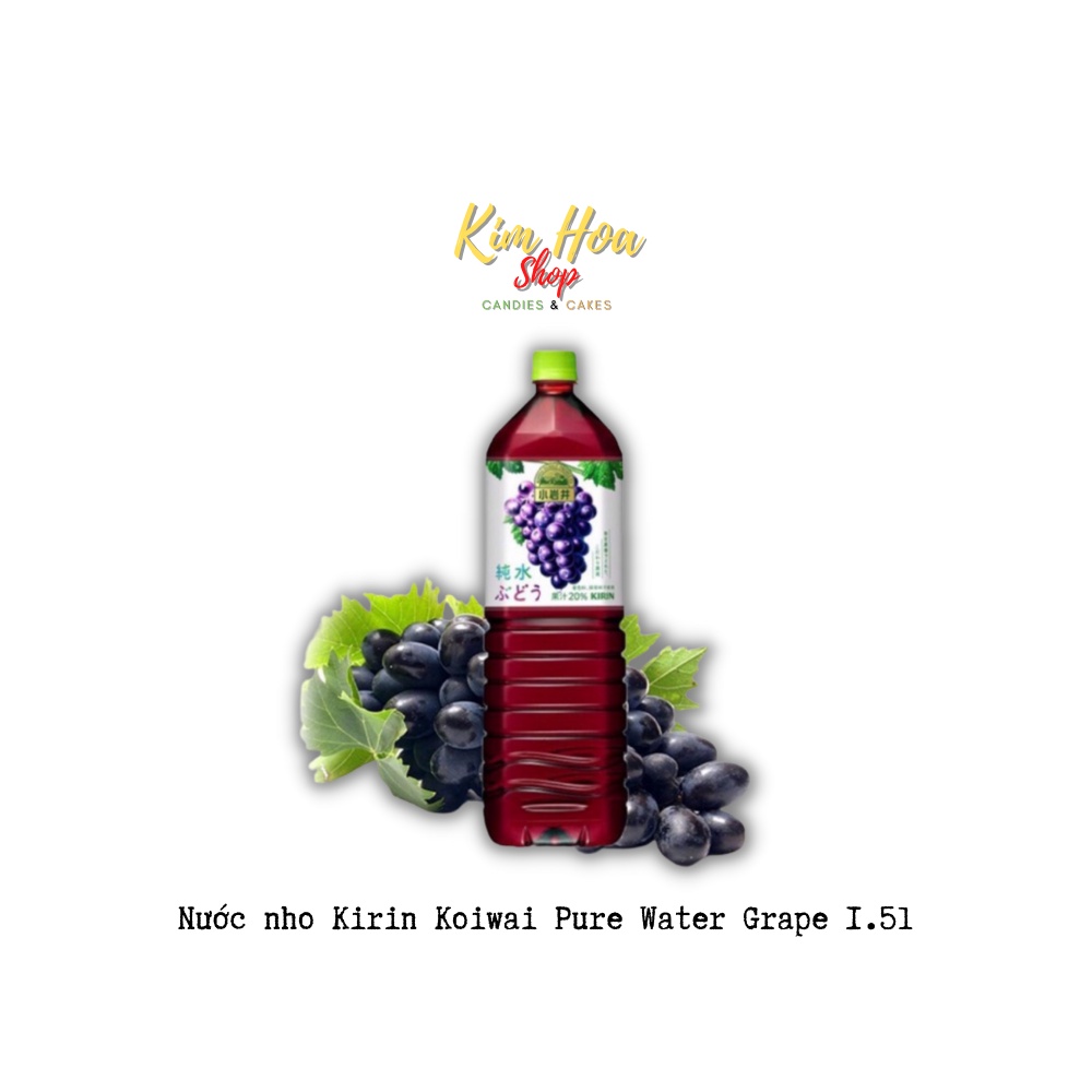 Nước ép hoa quả tinh khiết và trà sữa KIRIN KIOWAI Nho & Táo & Cam & Trà sữa từ Nhật Bản - MADE IN JAPAN