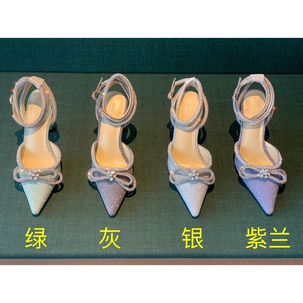 Giày cao gót nữ da thật thời trang cao cấp Mach & Mach phong cách sang trọng, thời thượng
