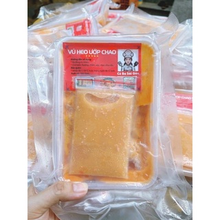 1kg vú heo tươi làm sạch cắt lát ướp chao