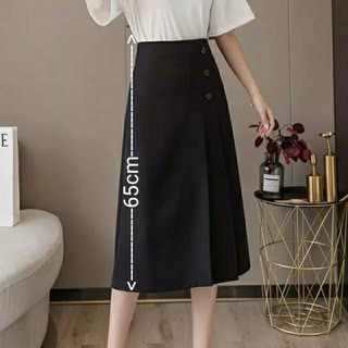 Chân váy A công sở dài qua gối