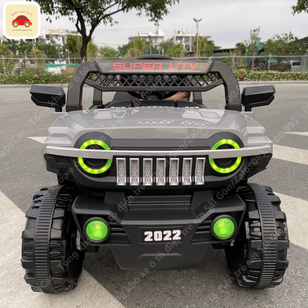 Xe điện trẻ em địa hình Jeep 2022