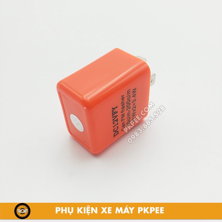 Cục Chớp Xi Nhan Điện Tử 12V Có Thể Điều Chỉnh Tốc Độ Nháy Xi Nhan