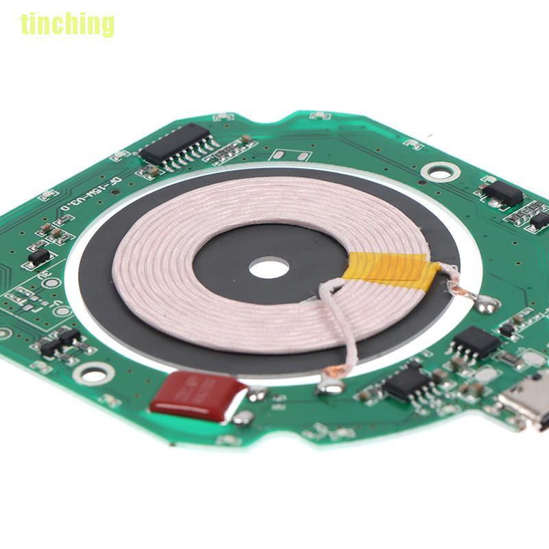 Bảng Mạch Sạc Nhanh Không Dây Qi 15W Kèm Phụ Kiện