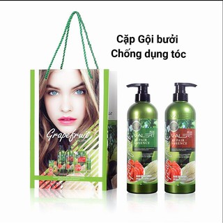 CẶP DẦU GỘI ĐẦU XẢ BƯỞI GRAPEFRUIT PLUS CHỐNG RỤNG TÓC
