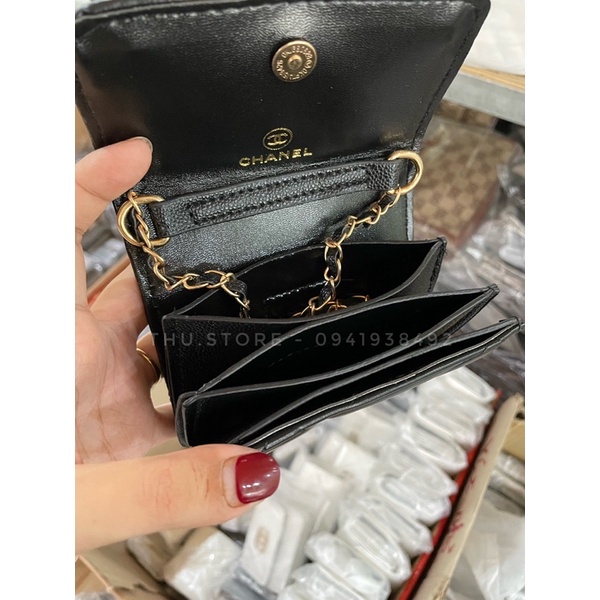 Túi Mini Đeo Chéo Trần Trám, Ví Nữ Đeo Chéo CN Nhiều Ngăn