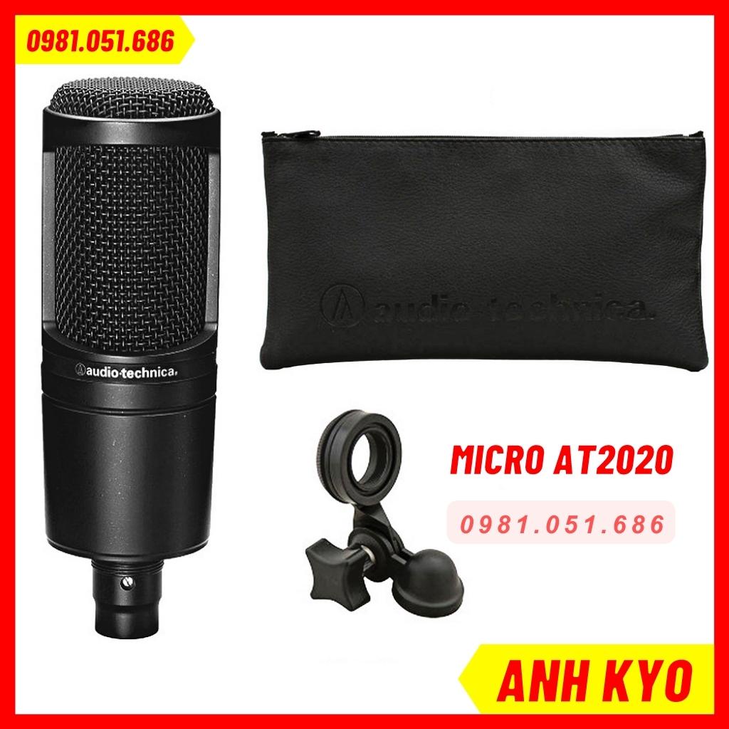 Trọn Bộ Sound Card Icon Upod Pro Mic Technica AT2020 Chuyên Livestream, Thu Âm, BH 12 Tháng