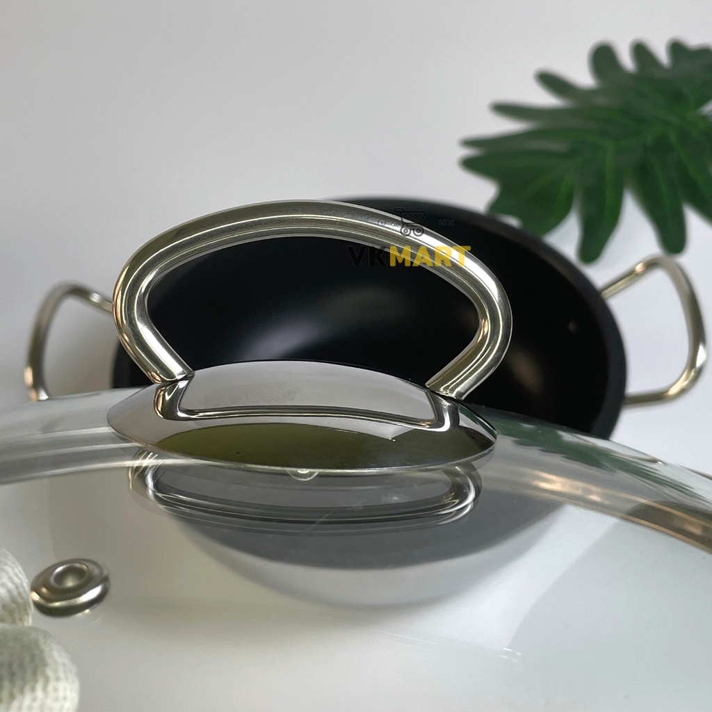 Nồi inox kho cá, chống dính, 3 đáy, dùng cho mọi loại bếp