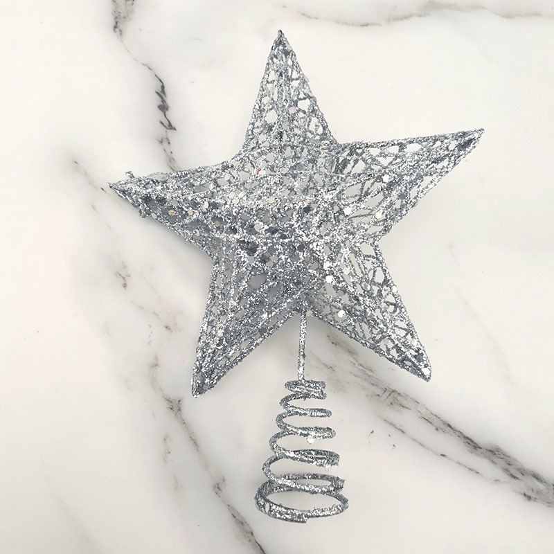 1 Ngôi Sao Trang Trí Cây Thông Noel 15 * 20cm