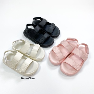 G066- Dép sandal cho bé 2 quai trơn sz 21-30, dép quai hậu bé trai, gái đế mềm, êm chân