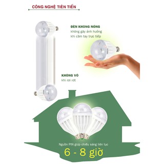 Bóng đèn tích điện 12W