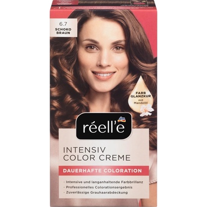 Bộ nhuộm tóc Reelle màu 67 nâu chocolate - Đức