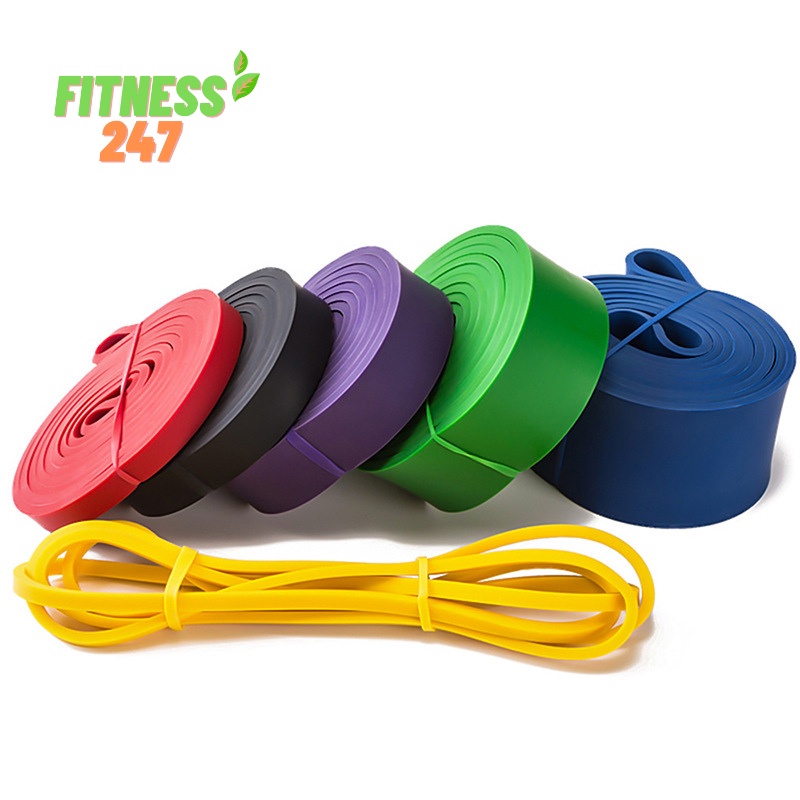 Dây Kháng Lực Power Band Tập Gym, Dây Cao Su Đa Năng Hỗ Trợ Tập Luyện Toàn Thân Cao Cấp