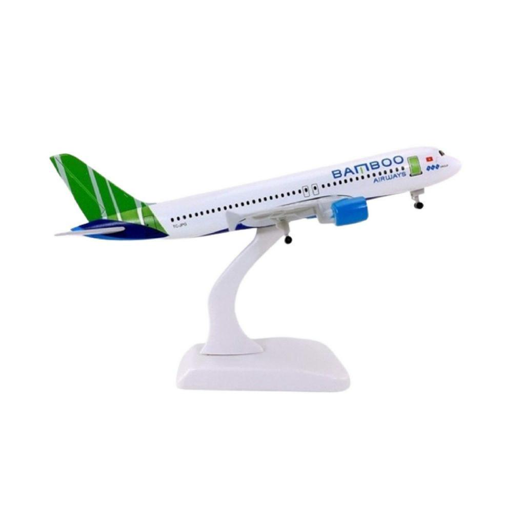 Mô hình máy bay Việt Nam Bamboo Airways Airbus A320 20cm MB20001