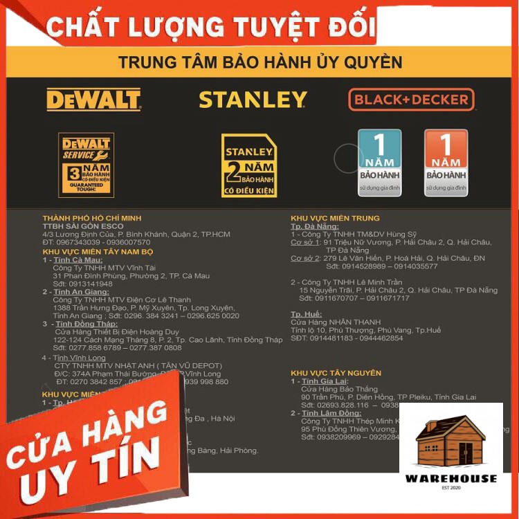 [Hàng chính hãng] Combo Máy Khoan Vặn Vít Pin 18V Không Chổi Than STANLEY SBD201D2K - Chính Hãng