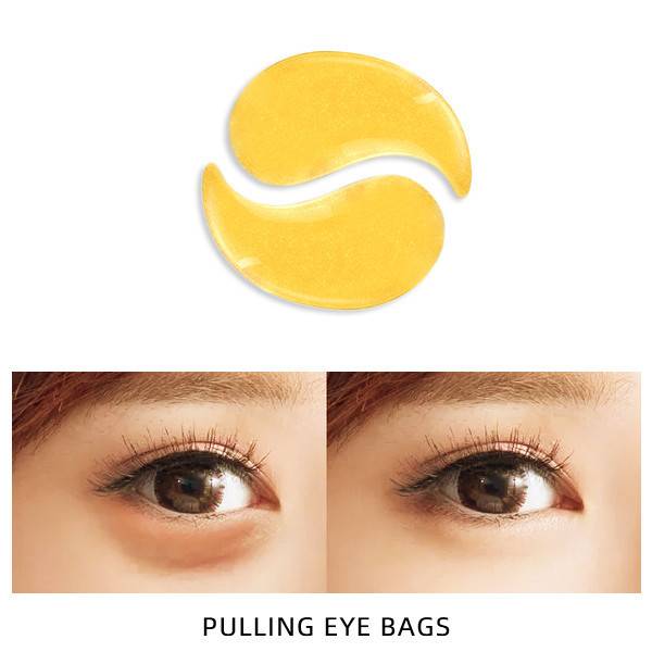 Mặt Nạ Mắt Saniye Chiết Xuất Collagen Vàng Dưỡng Ẩm Xóa Quầng Thâm Và Nếp Nhăn