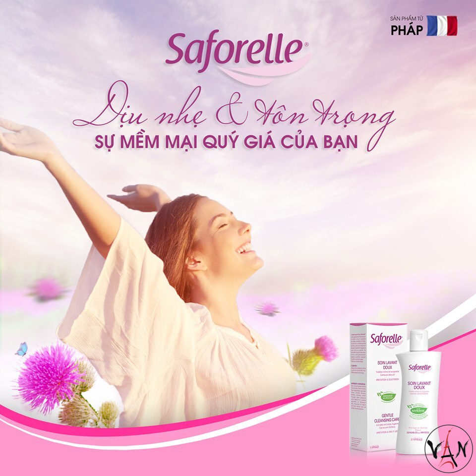 Dung dịch vệ sinh Saforelle Soin Lavant Doux
