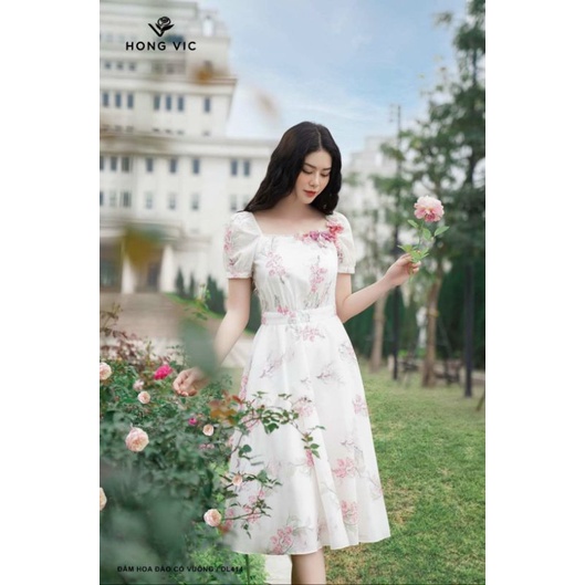 Vải thô tơ hoa hồng