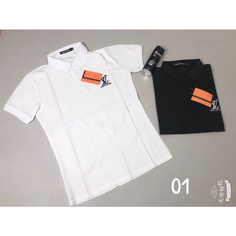 [HOT]Áo Polo Nam cổ bẻ LV2 thun basic cộc tay vải cá sấu cotton phong cách trẻ trung