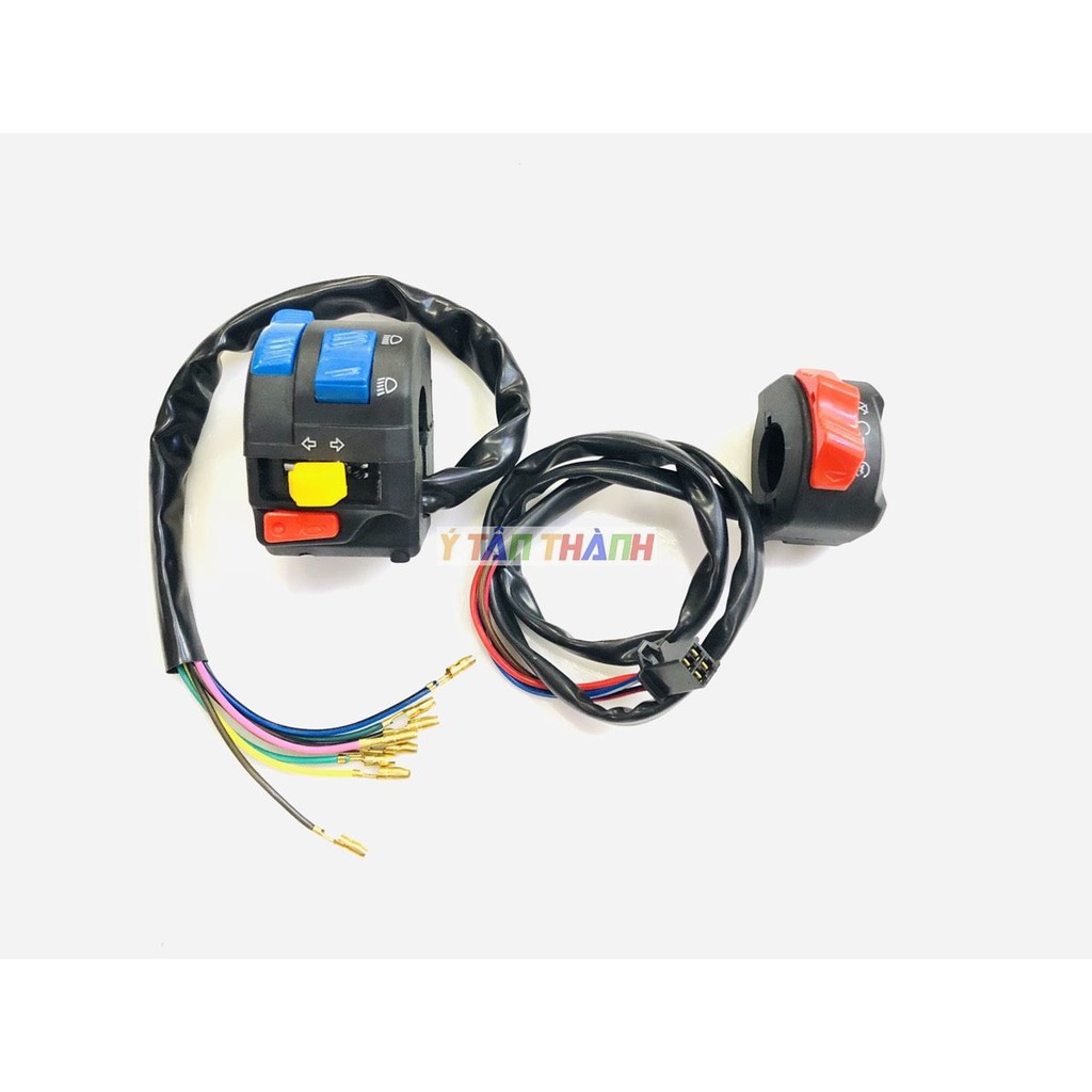 cùm công tắc FZ nút xanh TFX