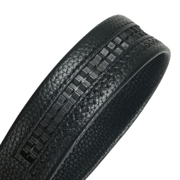 Dây thắt lưng nam dây nịt nam da bò Nutushop kích thước 3.5cm dây có răng cưa cho khóa tự động  NT02