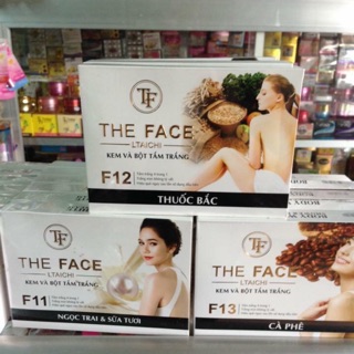 KEM VÀ BỘT TẮM TRẮNG THE FACE LTAICHI F11,12,13