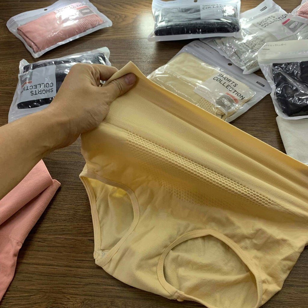 [Mã 12FASHIONSALE1 giảm 10K đơn 50K] Quần lót cotton nữ cạp cao gen bụng | BigBuy360 - bigbuy360.vn