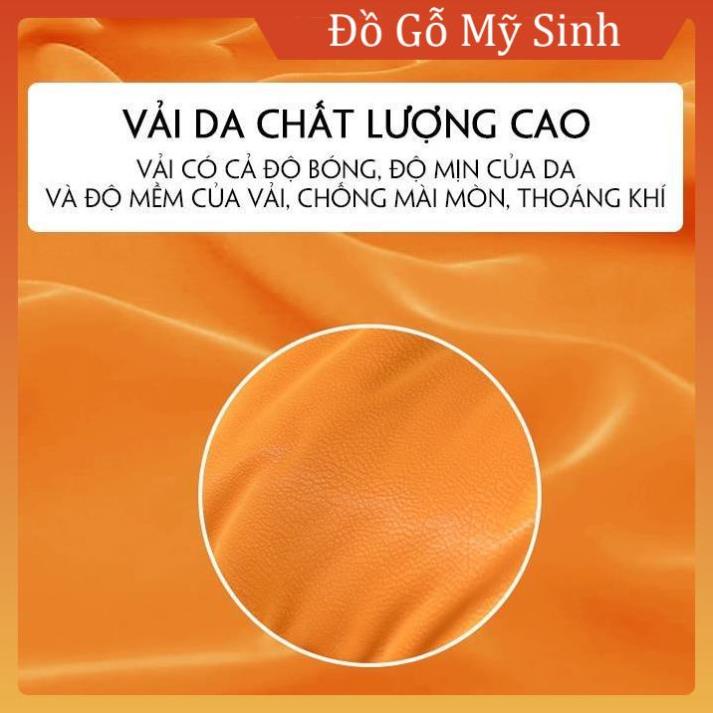 Ghế thư giãn bập bênh tặng kèm đôn để phòng khách ghế ngồi sofa da , Đồ gỗ nội thất gia đình cao câp