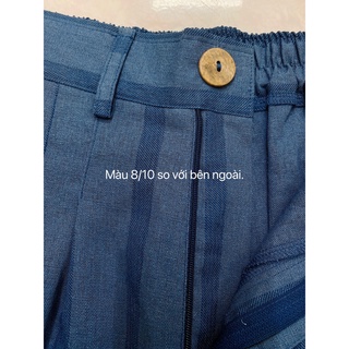 [JUNE LINEN] Q09. Quần short LINEN sọc 2 MÀU.