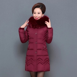 [sẵn] Áo phao Trung Niên dáng dài APM02