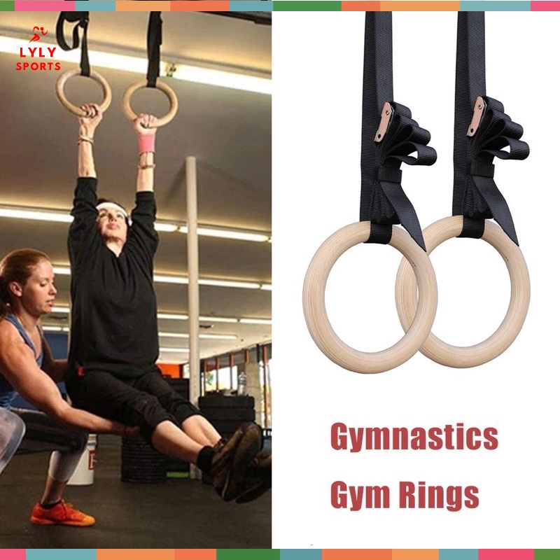 Vòng Treo Xà Gymnastic Rings, Vòng xà tay Brosman (Nhựa cao cấp) - LYLYSPORTS